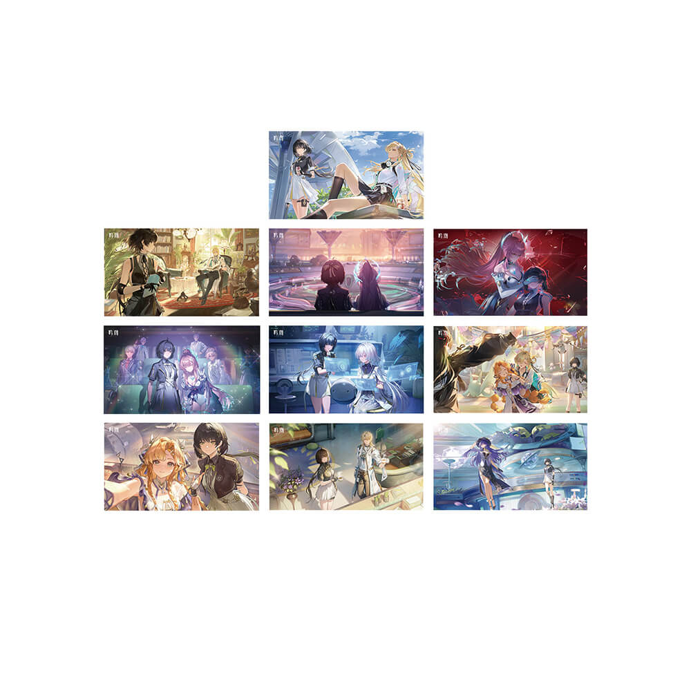 Resonator Themed Illustrated Postcard Set