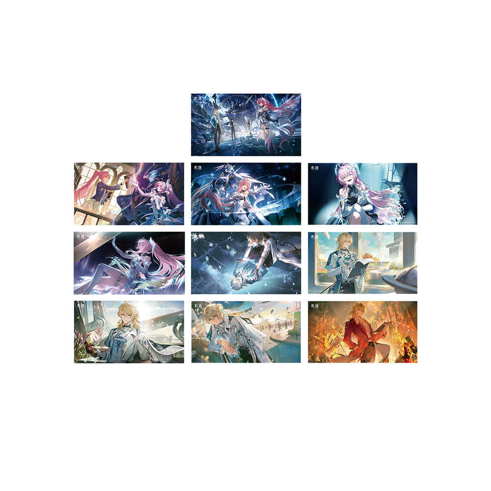Resonator Themed Illustrated Postcard Set