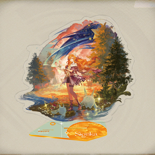 Resonator Themed Panoramic Splash Art Standee