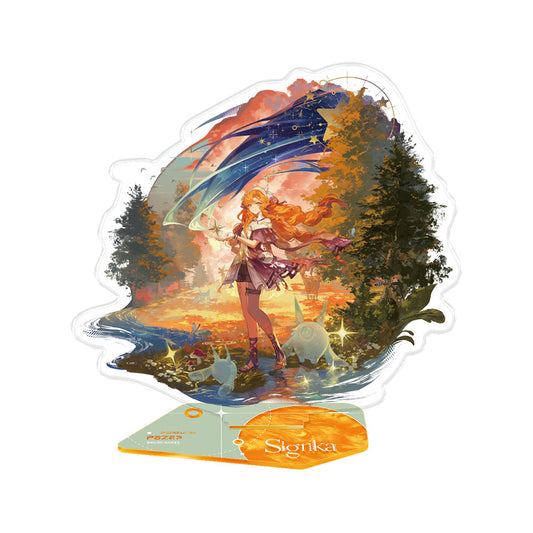 Resonator Themed Panoramic Splash Art Standee