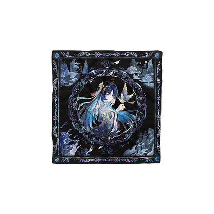 Resonator Themed Reversible Square Silk Scarf