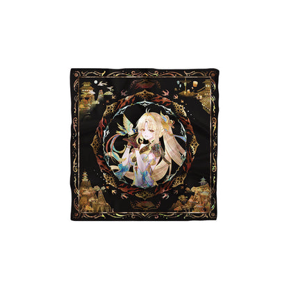 Resonator Themed Reversible Square Silk Scarf