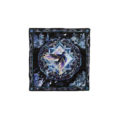 Resonator Themed Reversible Square Silk Scarf
