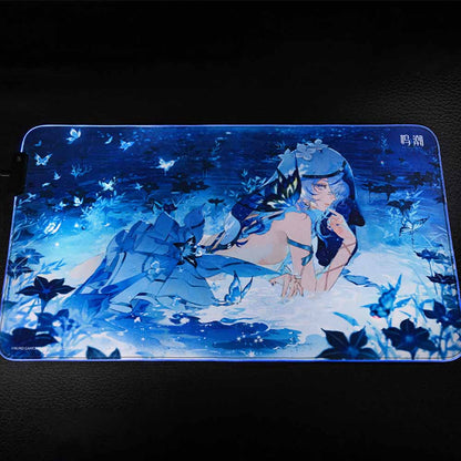 【 Pre order 】Resonator Themed The Shorekeeper RGB Glowing Mouse Pad