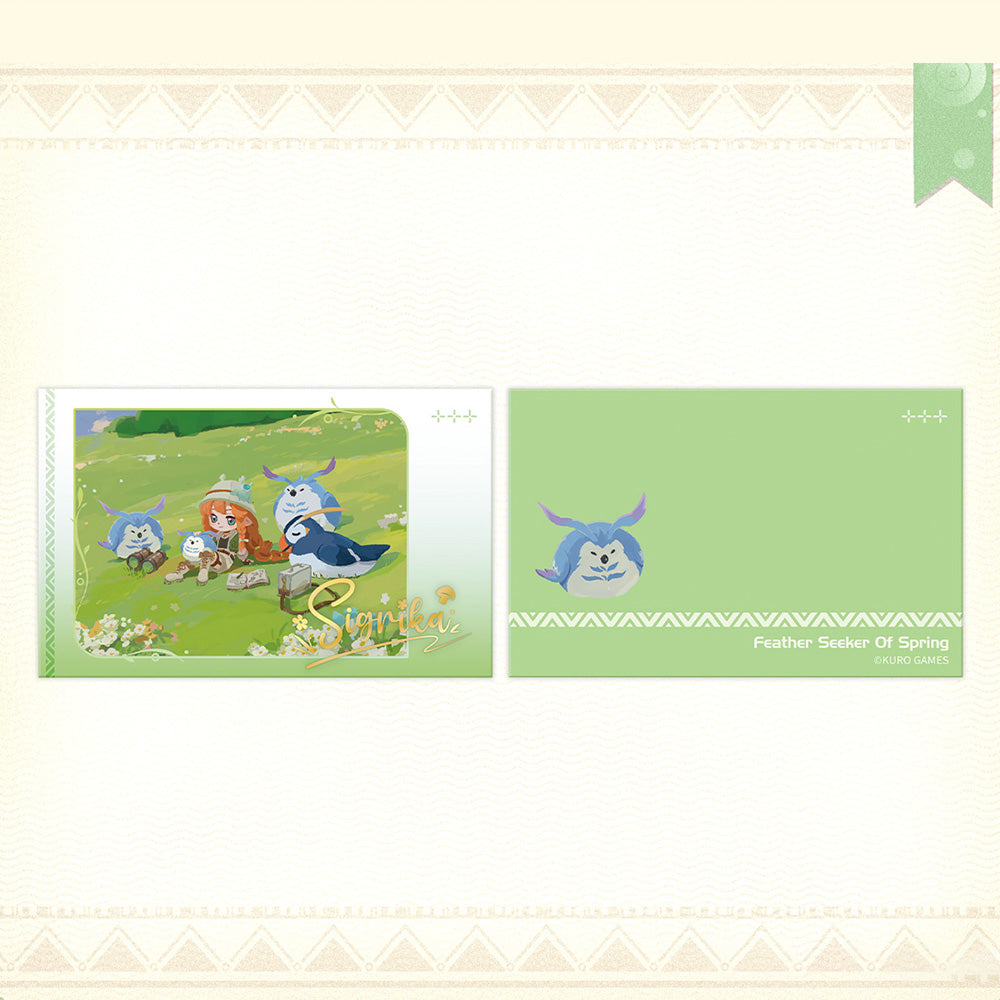 Sigrika Feather Seeker of Spring Themed Camera-style Acrylic Charm