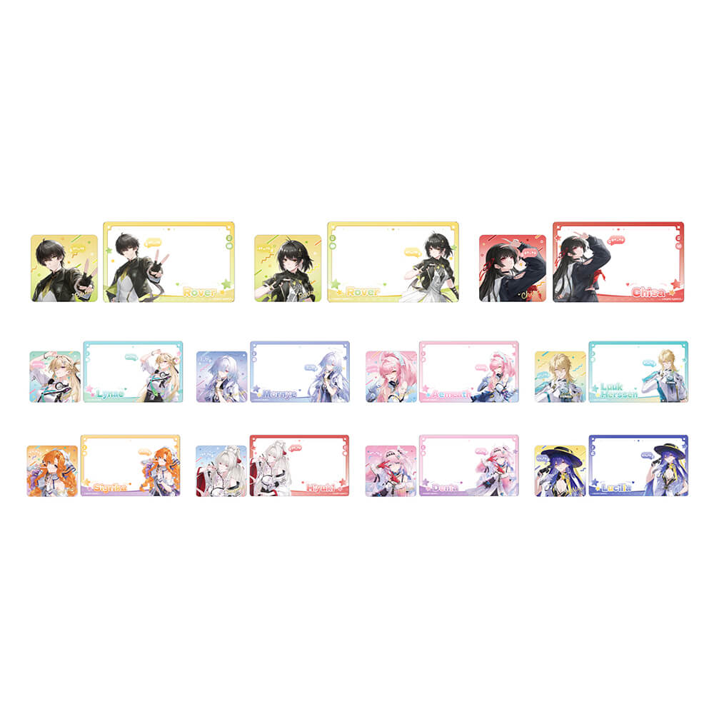 Two Yeah Series Badge & Acrylic Clear Card Set