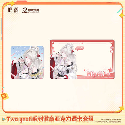 Two Yeah Series Badge & Acrylic Clear Card Set