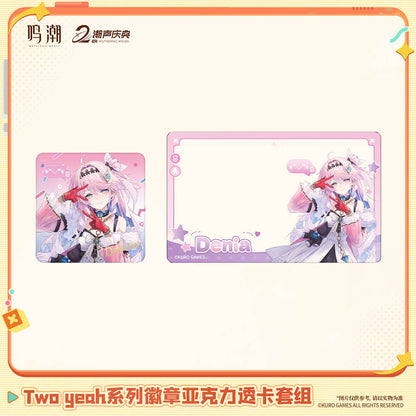 Two Yeah Series Badge & Acrylic Clear Card Set