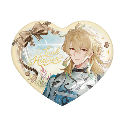 【 Pre order 】When Two Hearts Collide Heart-Shaped Badge