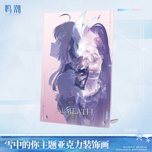 【 Pre order 】You Who Walk in Snow Themed Acrylic Art Panel