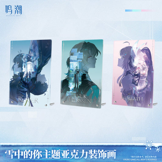 【 Pre order 】You Who Walk in Snow Themed Acrylic Art Panel