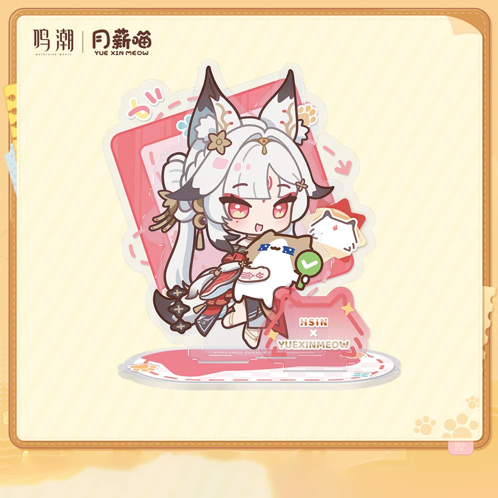 Wuthering Waves × YUE XIN MEOW Daily Resonance Themed Acrylic Standee