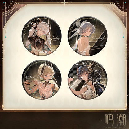 All That Resonates Themed Reflective Tin Badge