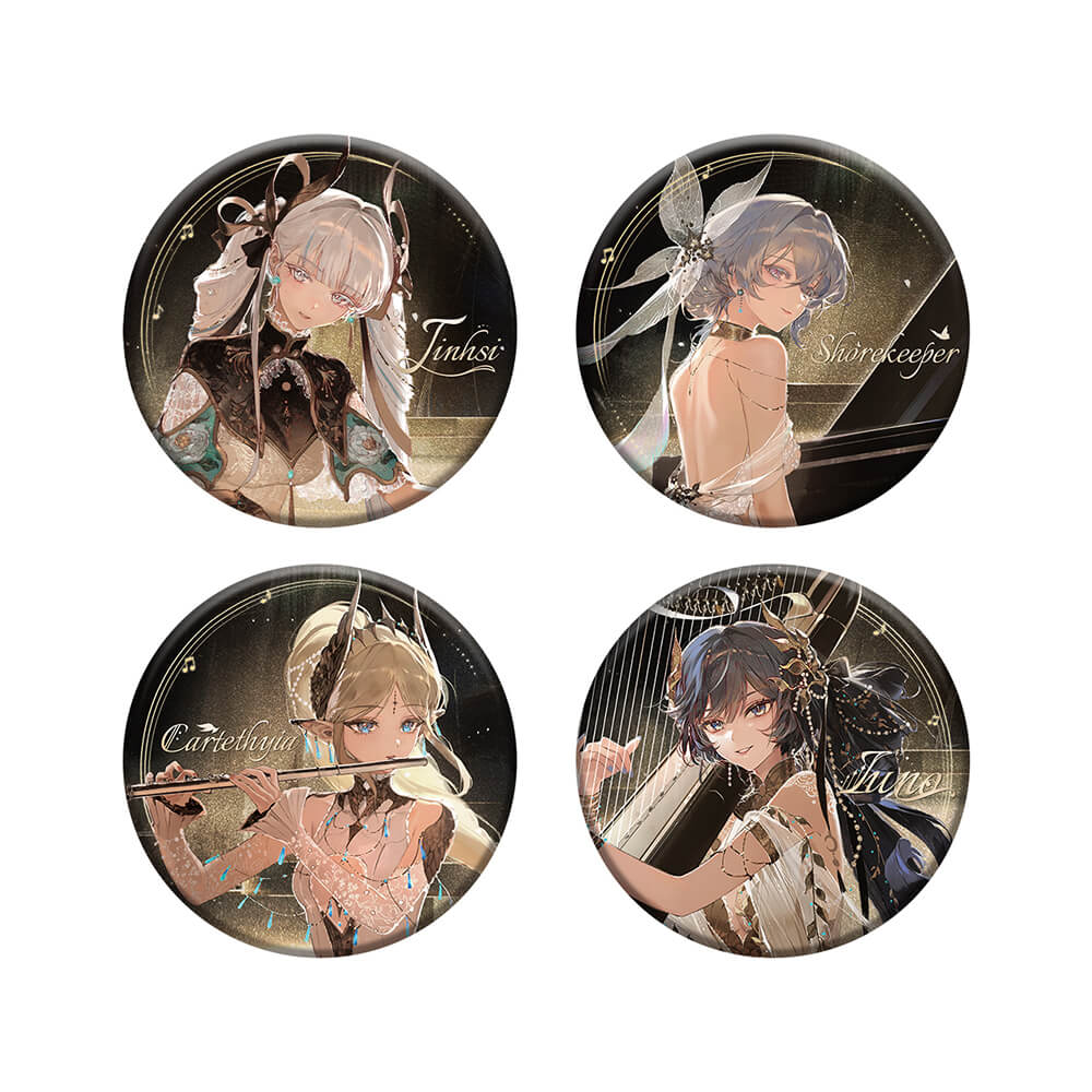 All That Resonates Themed Reflective Tin Badge