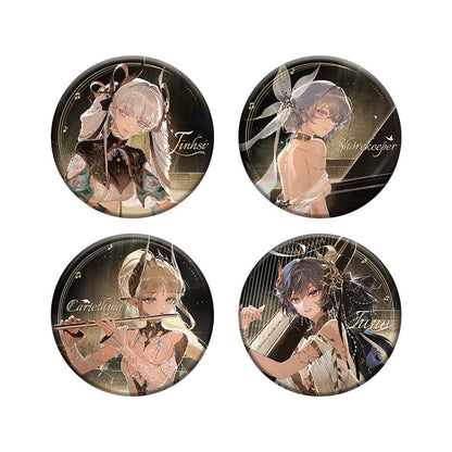 All That Resonates Themed Reflective Tin Badge