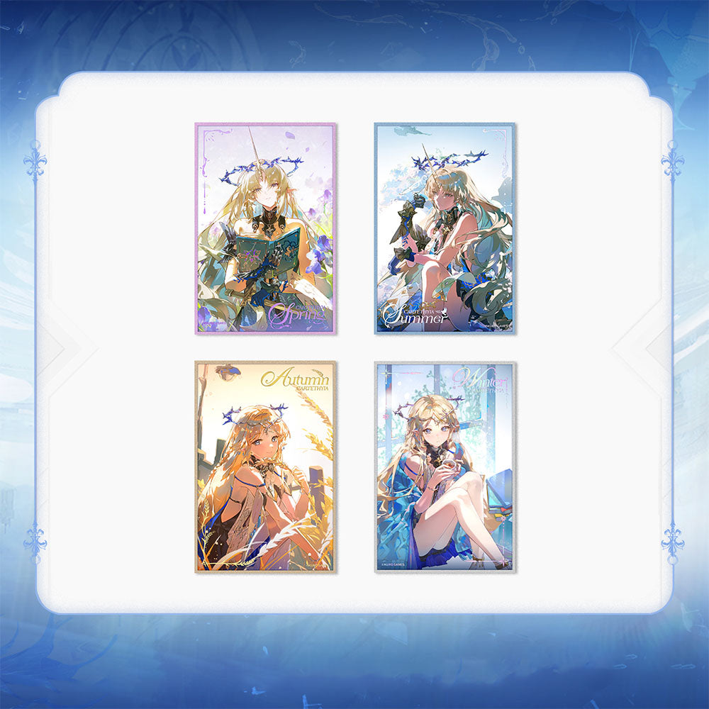 【 Pre order 】Cartethyia Four Seasons Themed Acrylic Colored Paper