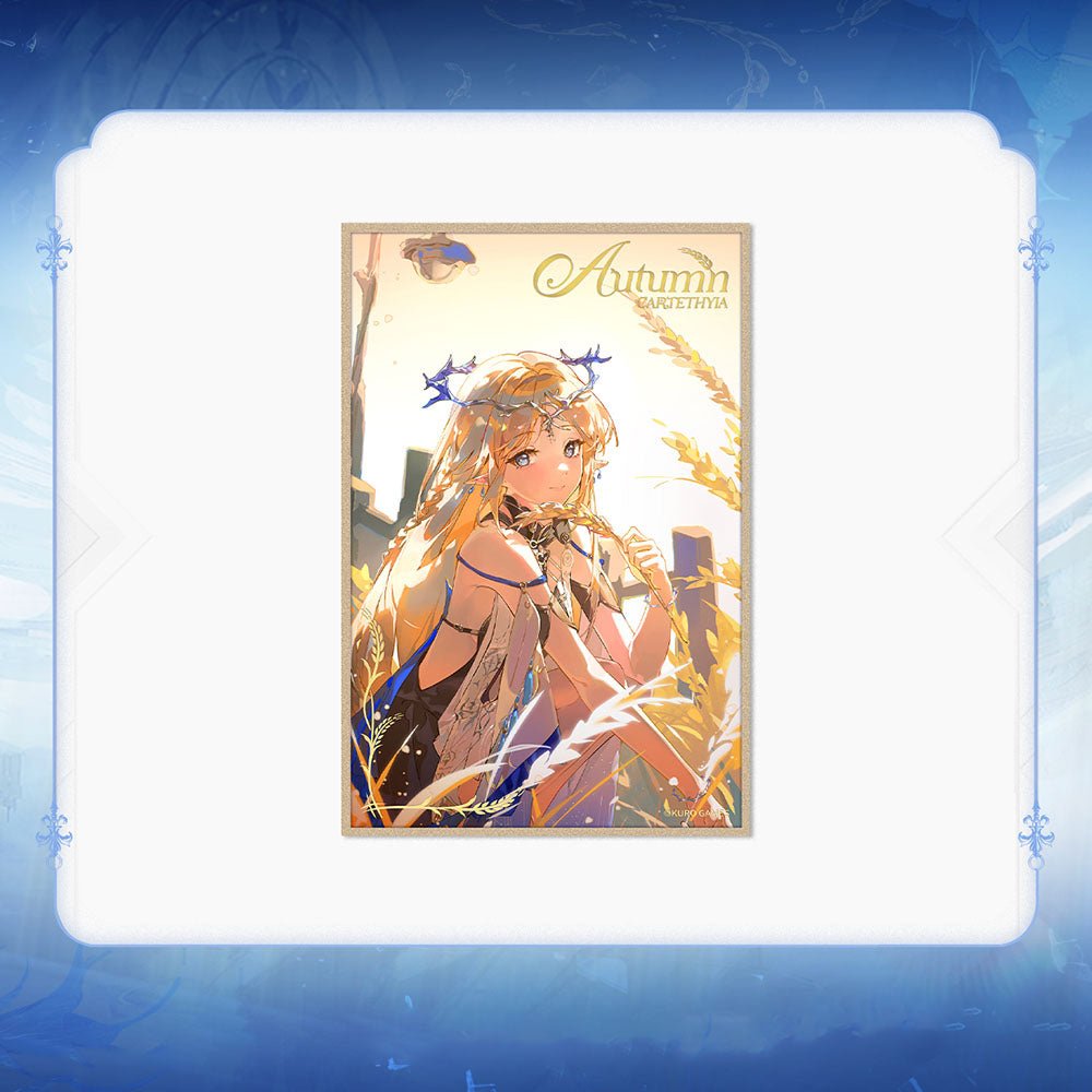 【 Pre order 】Cartethyia Four Seasons Themed Acrylic Colored Paper