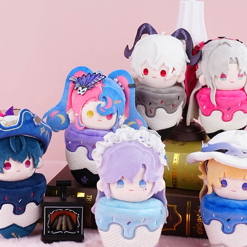 Ice Cream Series Plush Keychain