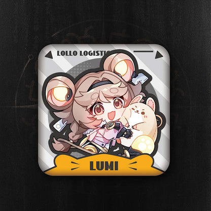 【 Pre order 】Lollo Logistics Series PU Badge