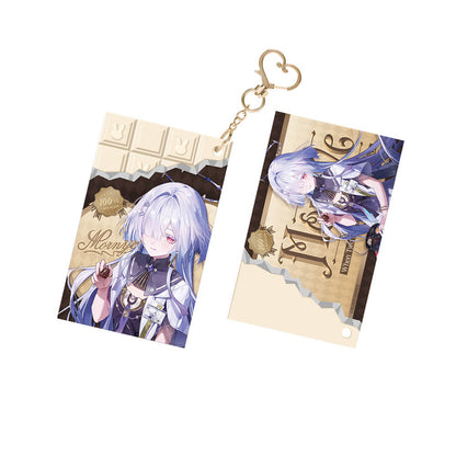 When Two Hearts Collide Chocolate Keychain